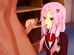 Teen Inori Yuzuriha Gets Creampied In Guilty Crown Hentai.