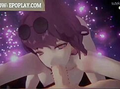 Big Ass Animation Featuring Brunette Character