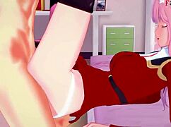 Zero two is having hard sex with darling