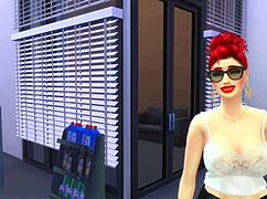 STORY IN A CAR SERVICE THE HEAD FUCKS CUSTOMER FAT HEELS