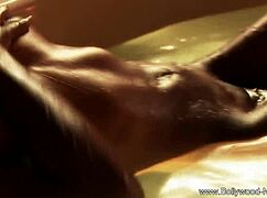 skin so bronze and lovely undressing with erotic striptease