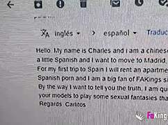 Petite Blonde Angelina Desperate for Big Cock