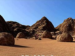 through spacetime 47 featuring game characters in bent over doggystyle poses.