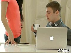 young engineer engages with boyfriend