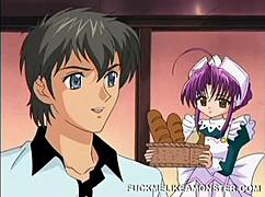 Sexy anime maid getting pussy fucked 😍