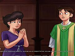 Mature Woman Helps Husband in Summertime Saga