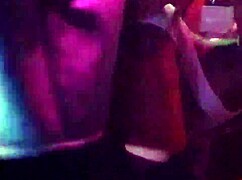 naked ebony stripping at club onyx night out