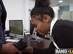 ivy young gets pounded by mr jay in office deal