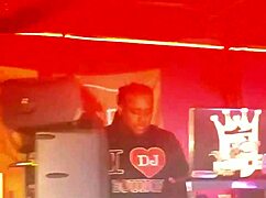 naked ebony stripping at club onyx night out