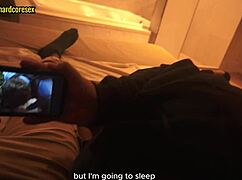 Watching a movie with my stepsister, I couldn't resist shoving my cock in her mouth!