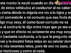 mexican bbw milf prostitute takes horny taxi ride in public car outdoor