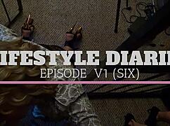 Hot Blonde Sucking Dick in Swingers Foursome