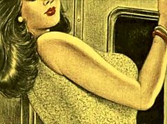 back in the day, vintage erotic drawings captured imaginations