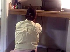 gay plumber surprises with hidden dildo in reality homemade