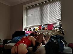 Cheating Milf Licks Ass in Homemade Video