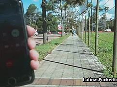 super cute latina feels cock on first casting