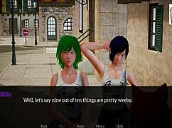 big tits teen in homemade game scene