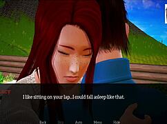 big tits teen in homemade game scene