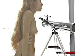 Real Redhead Russian Teen 18+ Explores Her Pussy In Softcore Sex Scene