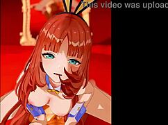 Genshin Nilou Motion Damage Voice in Anime Hentai Style