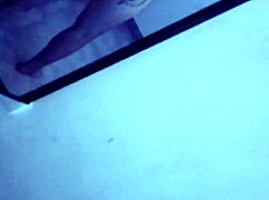 Latina Observes Her Naked Body During Solo Webcam