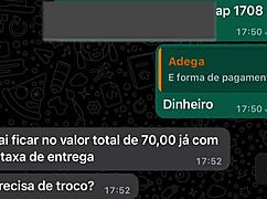 biker delivery guy gets wild gagging blowjob payment 😈