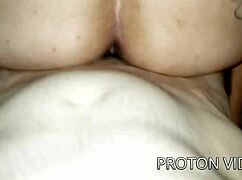 Chubby wife gets bent over