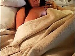 Mom Masturbates While Watching Young Friend Jerk Off.