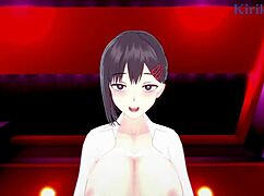 Kobeni and Makima's intense encounter