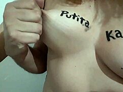 Amateur Babe Begs to Touch Her Hard Nipples and Tits