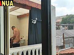 if my neighbor knew about the interracial blowjob at home