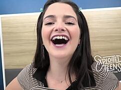 This Cute Jewish Teen Cocksucker Stars In Her First Porn