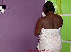 amazing creampie fuck between fat gate man and chubby house help