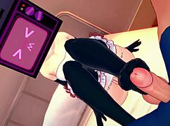 Tv woman viste su delantal en la enfermer�a para follar hentai?