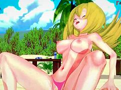 Dark Magician Girl in Bikini Yu-Gi-Oh Fantasy Adventure