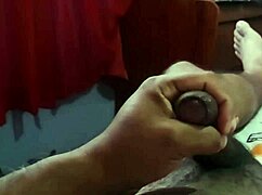 How I Stroke My Gay Group Banging Gangbang Really Good