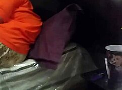 Stepmother Teasingly Flashes for Big Black Cock