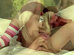 Blonde Cutie Eleonor Rides Thick Cock In Anal Until Facial Cumshot On Her Mouth!