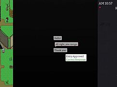 Imperial gatekeeper guards border with big tits 😍