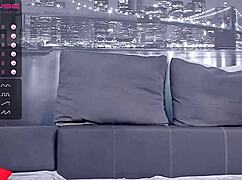 Hot sexy milf with big tits and ass uses dildo toys.