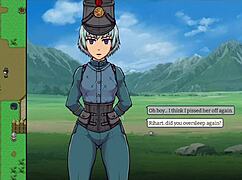 Imperial gatekeeper guards border with big tits 😍