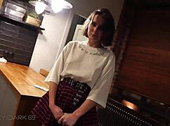 Cleaning Lady At Work