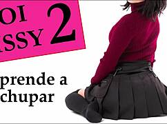 Joi sissy learns to suck with feminización and cei instructions