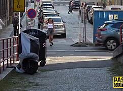 Fetish Babe Toys and Gets Anal Creampie Submissive