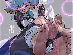 League of Legends feet compilation 13 with detailed cartoon action
