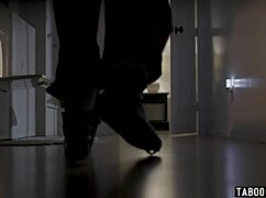 Santa fucks petite teen at boss's home