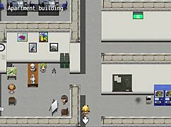 Cute anime Farah trapped on roof, big tits sucking action! 😍