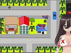 Playing Frank's Adventure 1 in Spanish, an exciting cartoon anime game.