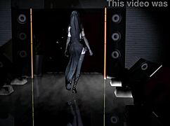 3D Cute Asian Slut in Lingerie Cheats with Massive Cock