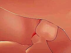 3D Cartoon Hentai Blowjob Ends in Messy Creampie Action Scene